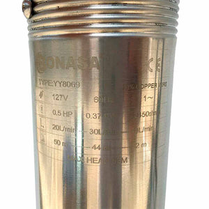 Bomba Sumergible Monofásica YY8069 1/2HP 127V Bonasa BONASA Ferreabasto