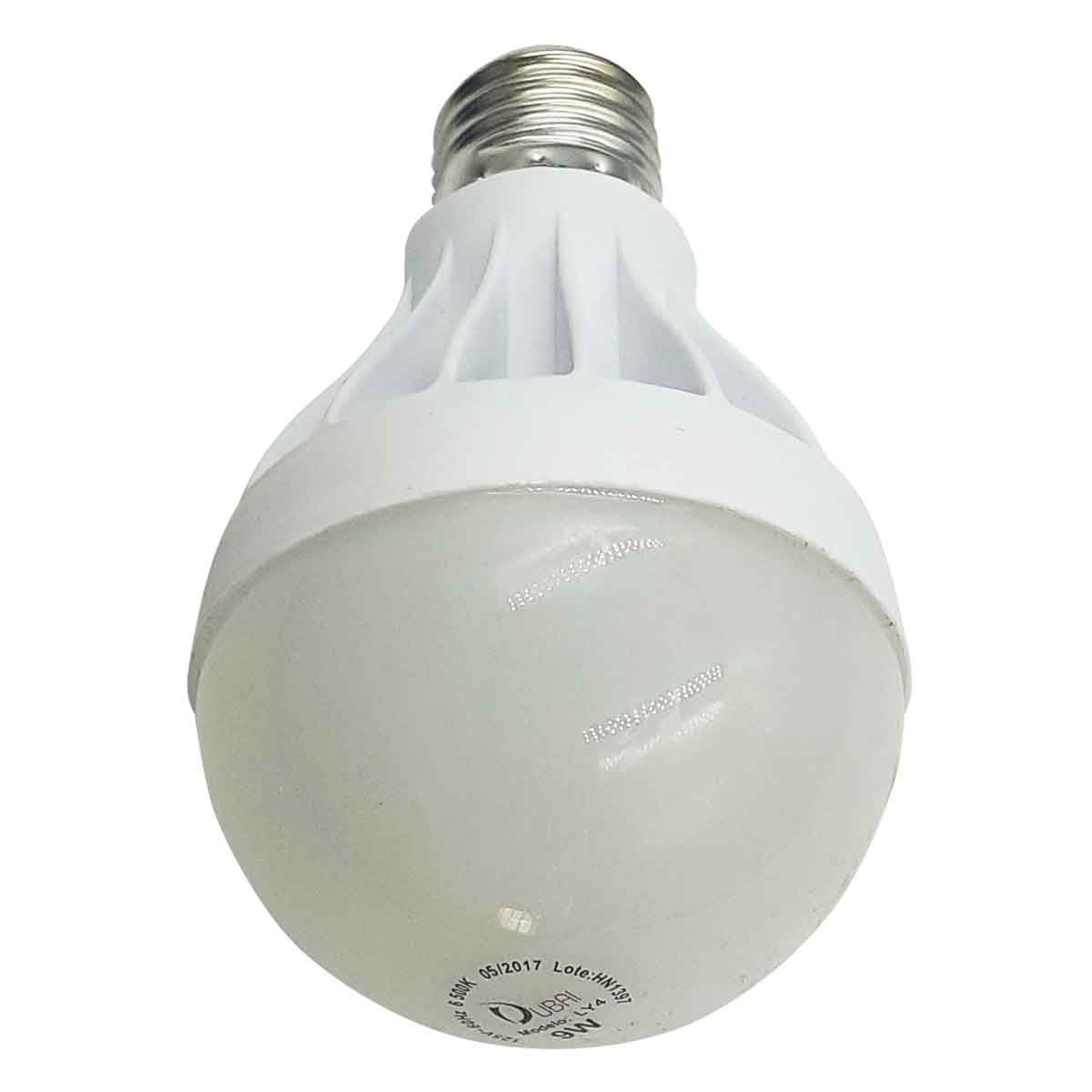 Foco Led Tipo Bulbo 9W 6500K Luz Fria Ecologico