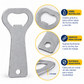 Destapador Plano Niquelado Calibre 16 3 1/4 Pulgadas Lion Tools