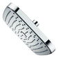 Regadera Push Cuadrada De 8" Cuerpo ABS Cromado Roalflux