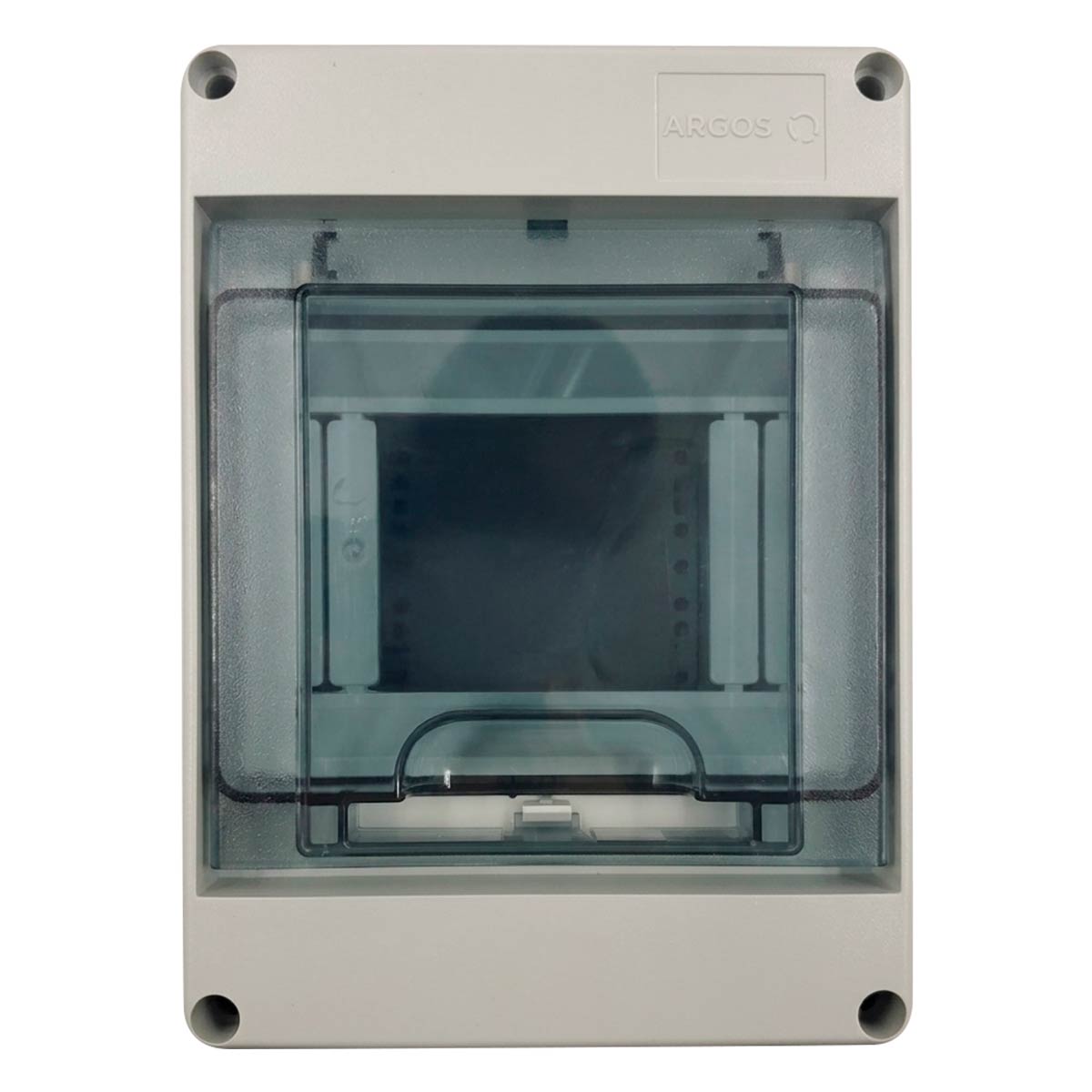 Caja Sobreponer Riel Policarbonato 4-5 Ventanas 240V 100A 60Hz