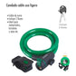 Candado Cable De Acero Uso Ligero 1M Para Bicicleta 2 Llaves