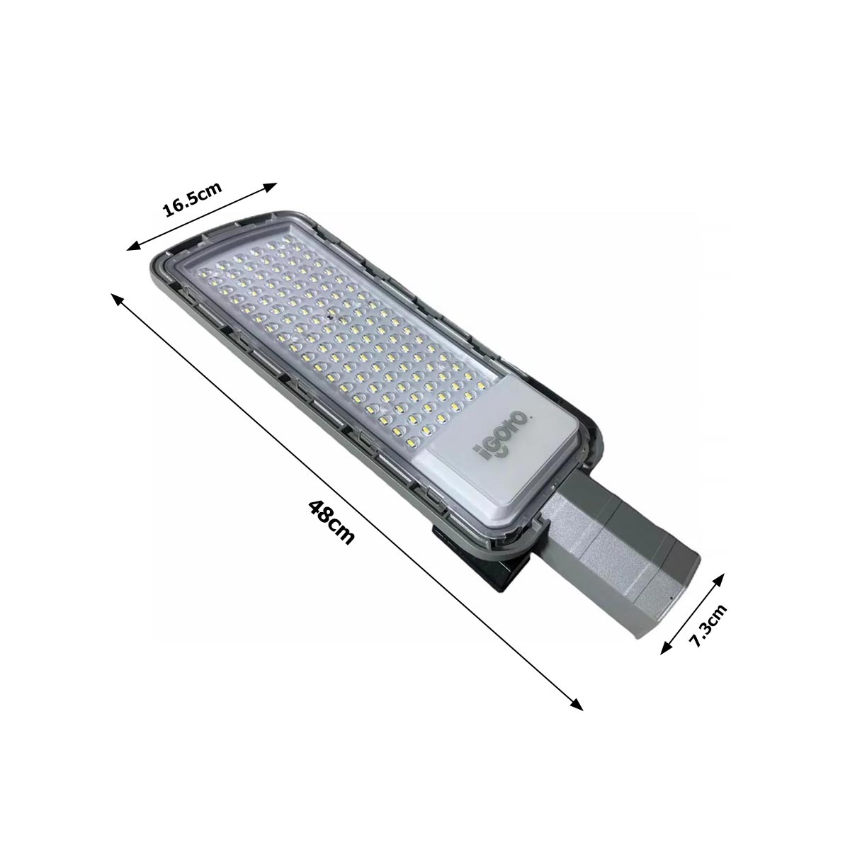 Luminaria Led Suburbana Vialidad 100W Con Fotocelda Luz Blanca