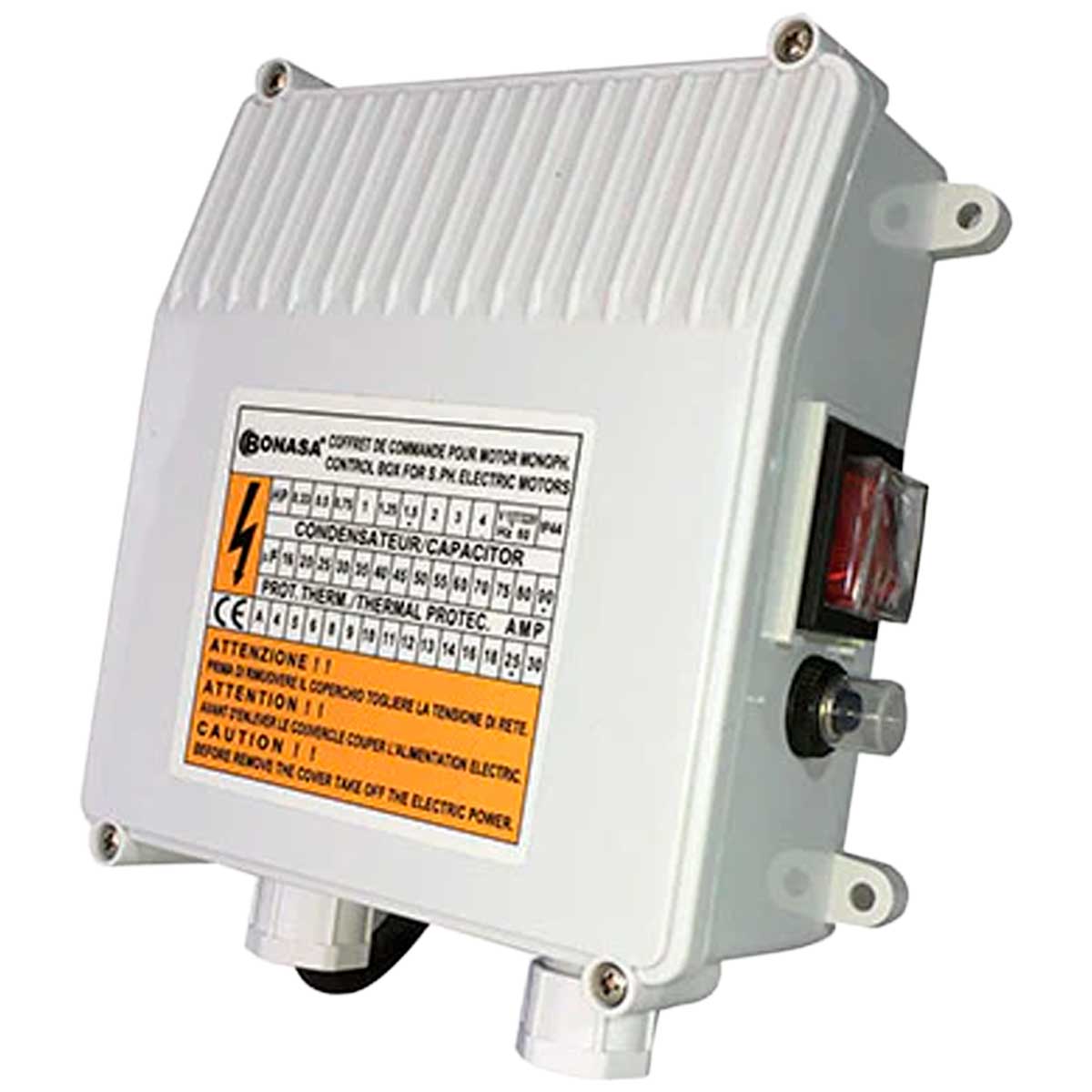 Bomba Sumergible Monofásica YY8072 1 1/2HP 127V Control Bonasa BONASA Ferreabasto