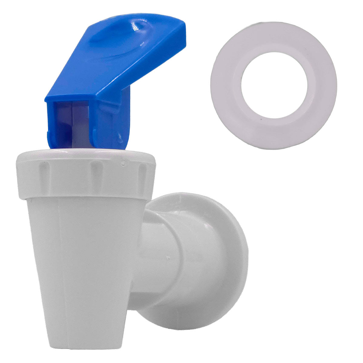Llave Para Garrafon Palanca C/ Valvula 3/8" Dispensador Azul