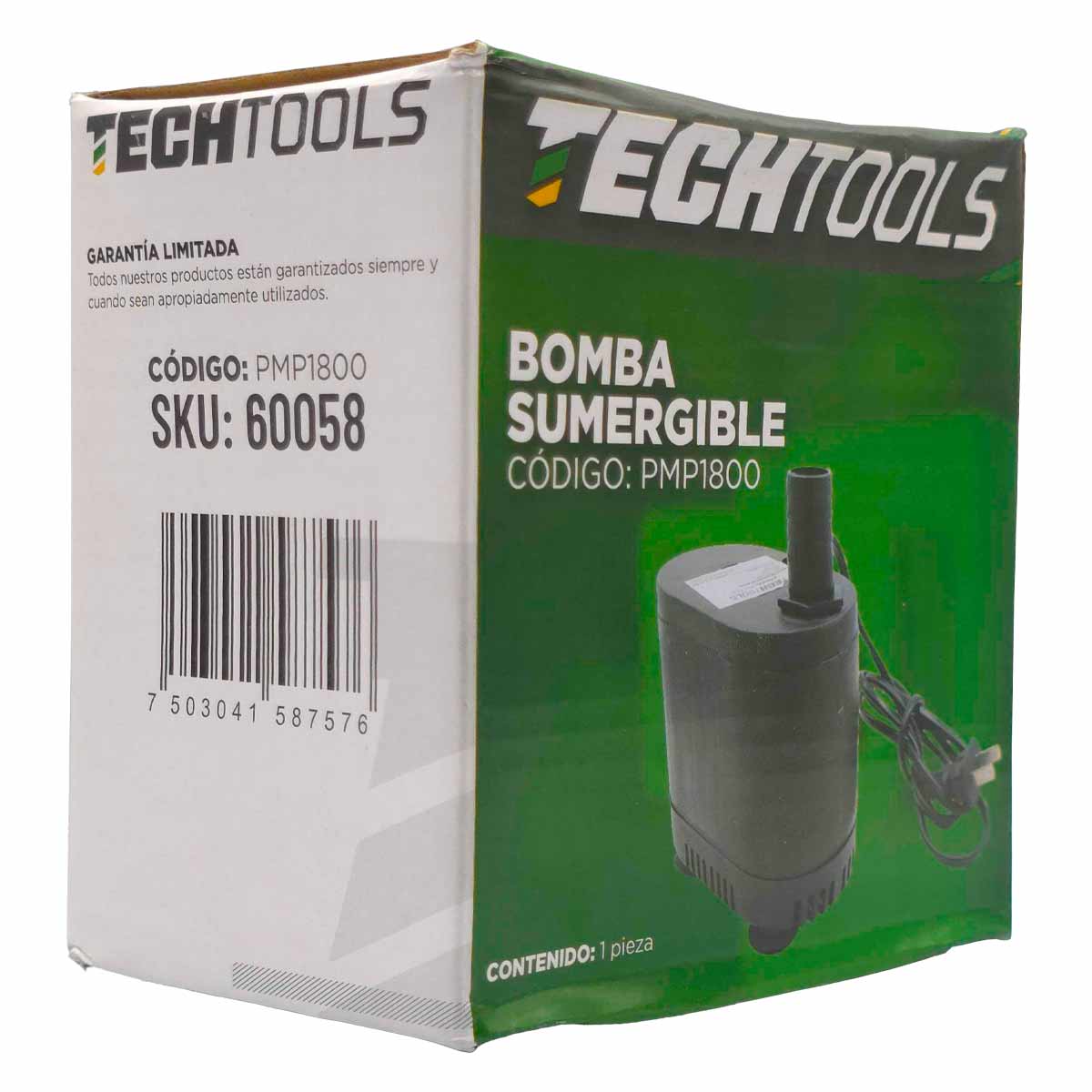 Bomba De Agua Sumergible 45W 1800l/h Fuente Acuario Pecera