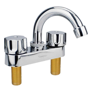 Llave Mezcladora Para Lavabo 4 Pulg Monocomando Cromo