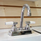 Mezcladora Lavabo 4 Pulgadas Maneral 1/4 Vuelta ODIN Ecoflux