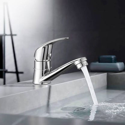 Mezcladora Monomando ABS Para Lavabo Acabado Cromo Roalflux