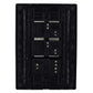 Placa Armada Cristal Con 2 Apagadores Sencillos Y 1 Contacto de 1 Modulo Negro Igoto IGOTO Ferreabasto