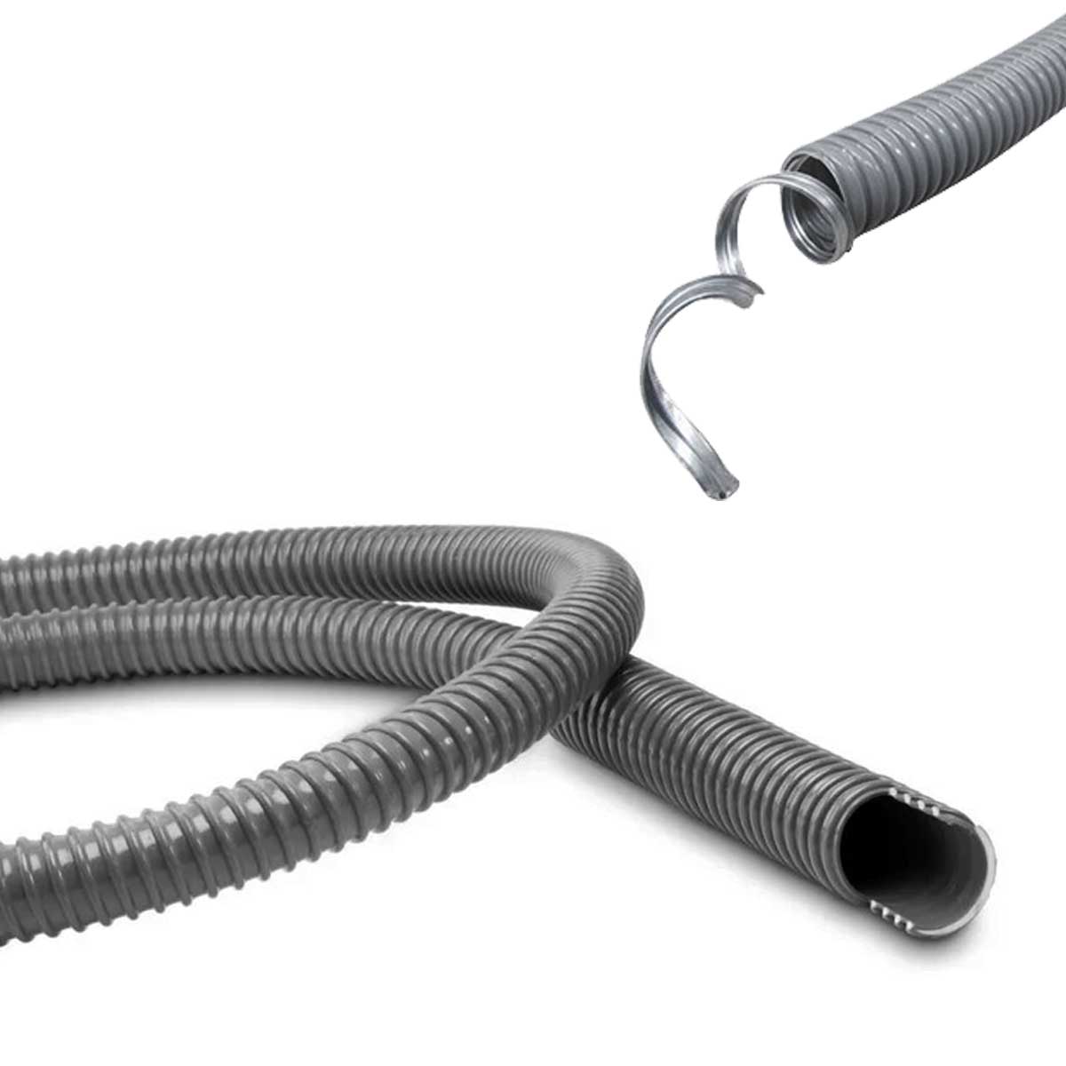 Rollo 10M Tubo Flexible Liquidtight 1 Pulg Acero+PVC Argos ARGOS Ferreabasto