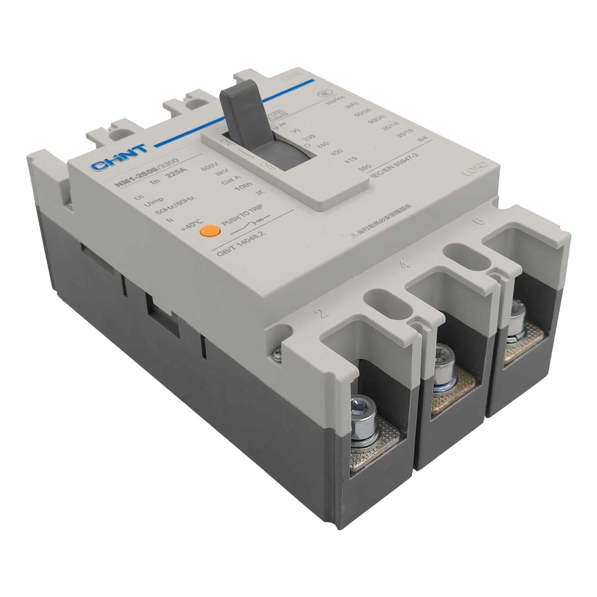 Interruptor Termomagnetico Caja Moldeada NM1 3 Polos 225A