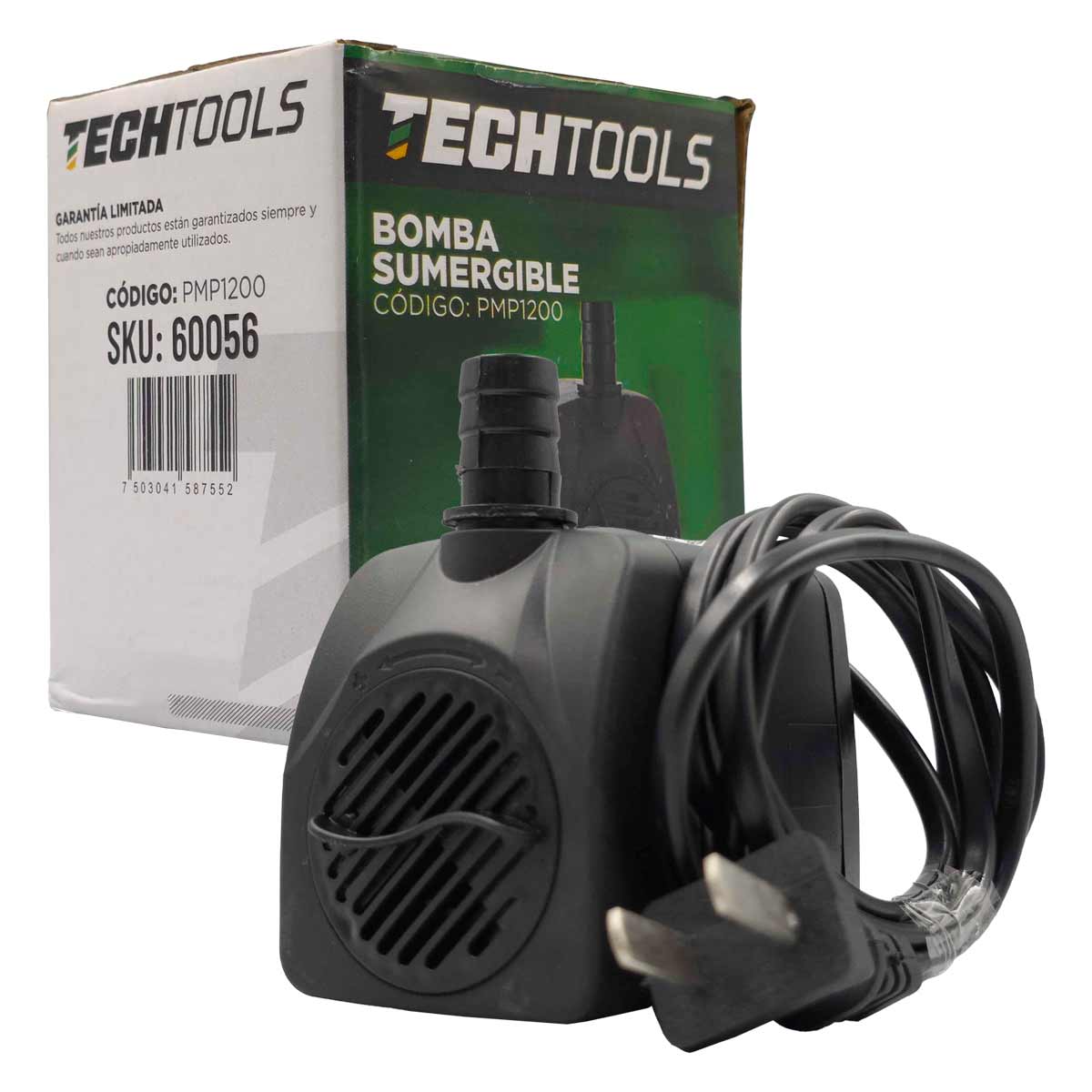 Bomba De Agua Sumergible 16W 1200l/h Fuente Acuario Pecera