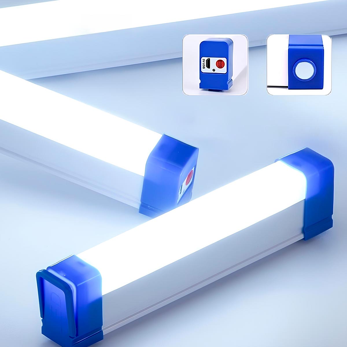 Tubo LED Regleta Recargable Emergencia 32W 8000K WANERGY Ferreabasto