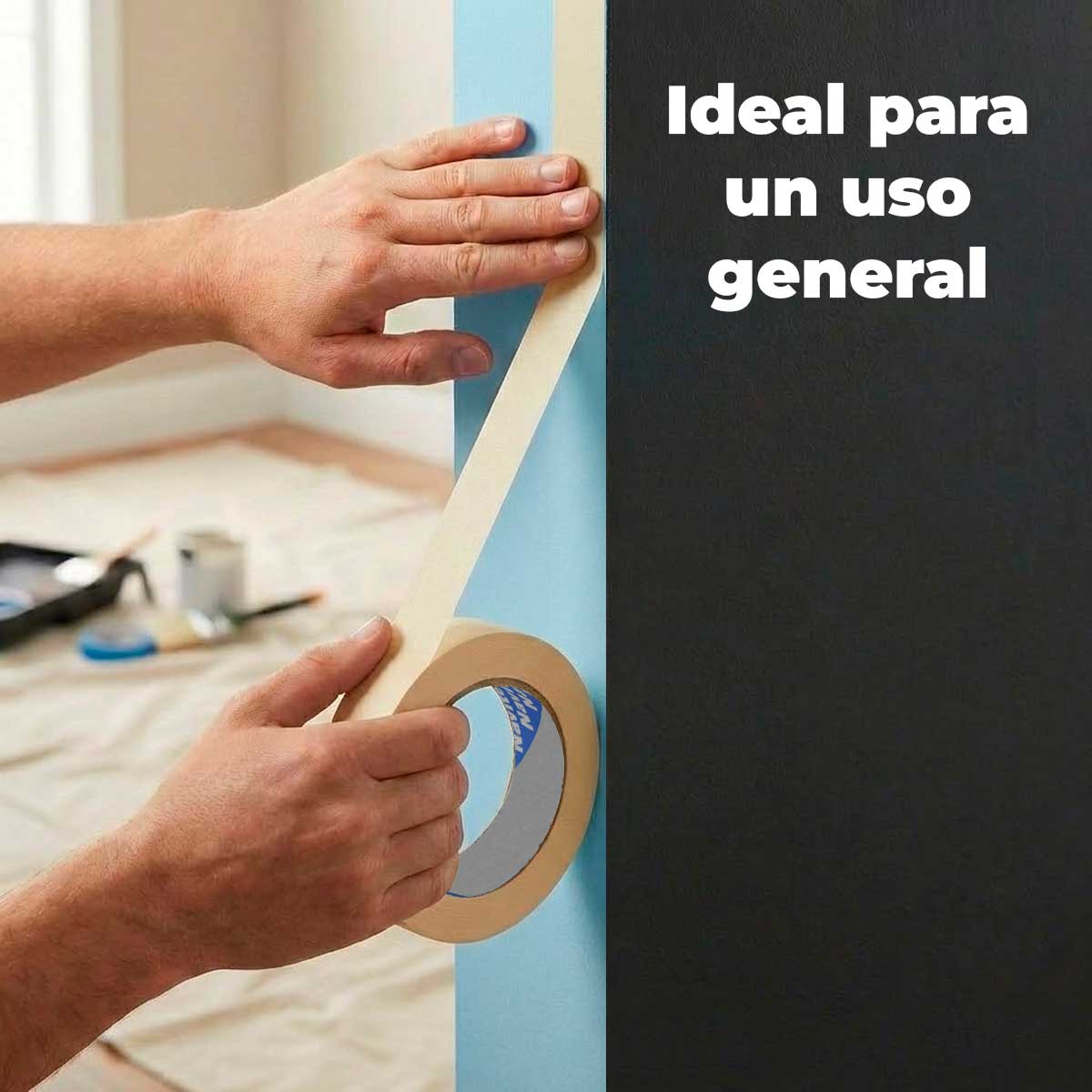 Masking Tape Uso General 125 24mm x 50m Natural Navitek NAVITEK Ferreabasto