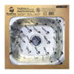 Tarja Sencilla Para Empotrar Calibre 24 48X48CM Acero Inoxidable Roalflux