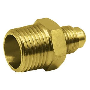 Niple Terminal Conexion De Laton Para Gas 3/8" X 1/2"