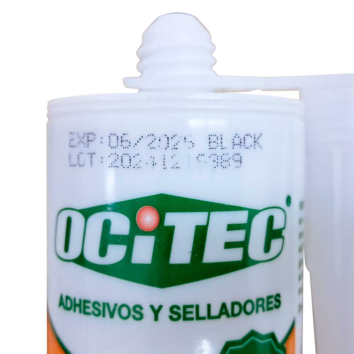 Sellador De Silicon Con Antihongos Y Fungicida Negro
