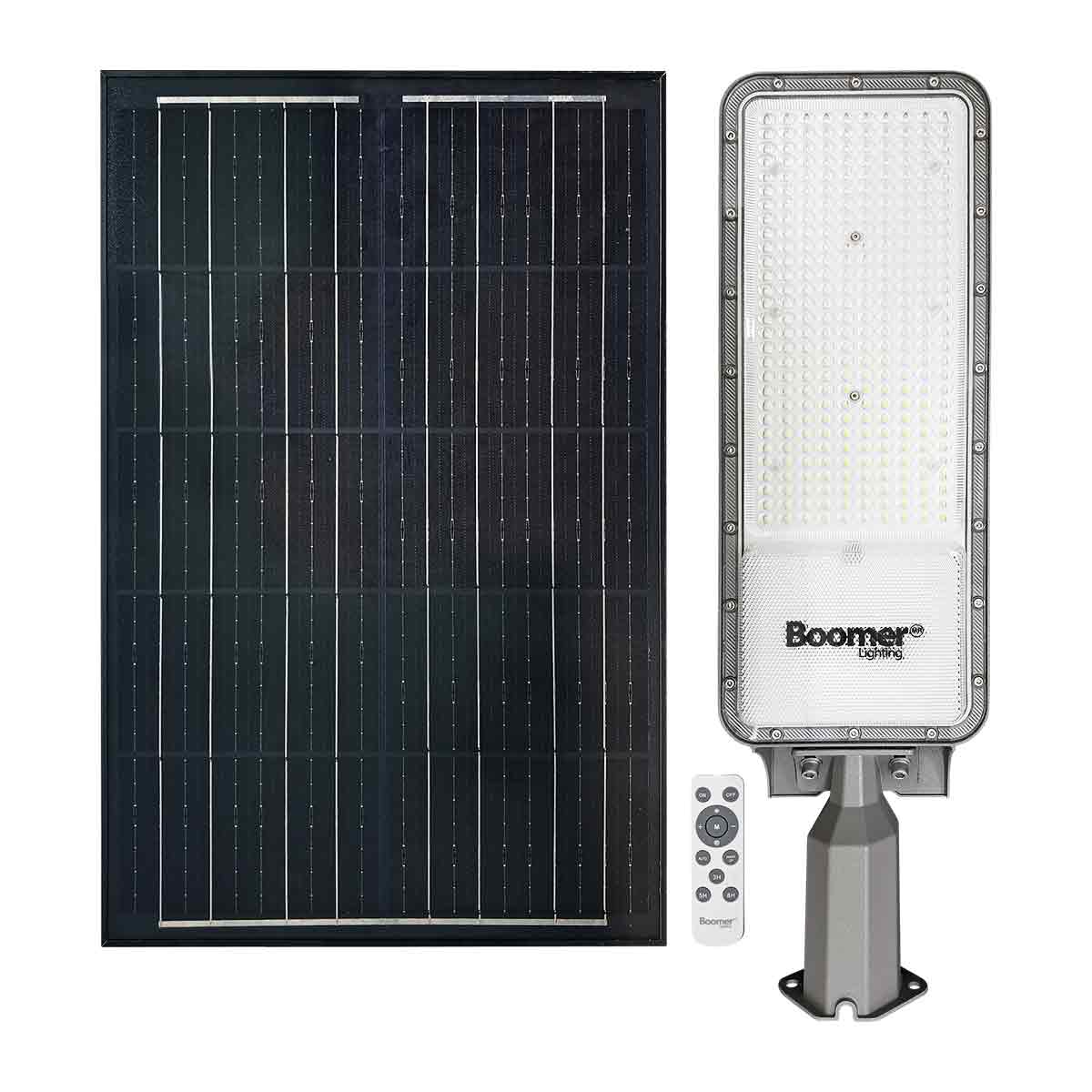 Luminario Led Solar Suburbana 200W 6500K Luz Fria Exterior