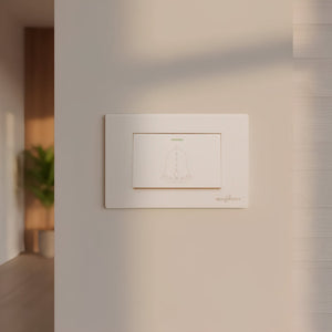 Placa Armada Con Botón Timbre De 3 Módulos Blanco WANERGY Ferreabasto