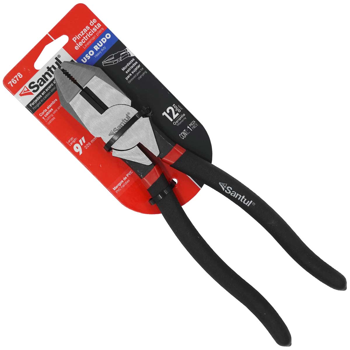 Pinzas Para Electricista 9 Pulgadas Uso Rudo Profesional Acero