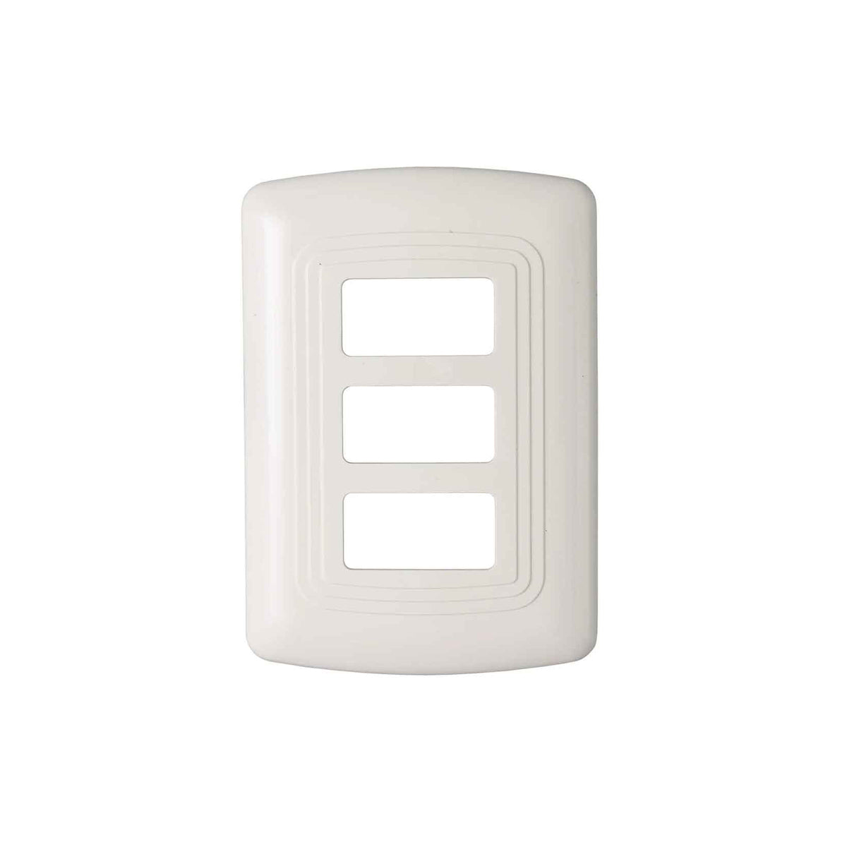 Placa Abs Color Marfil Tipo Venecia 3 Ventanas