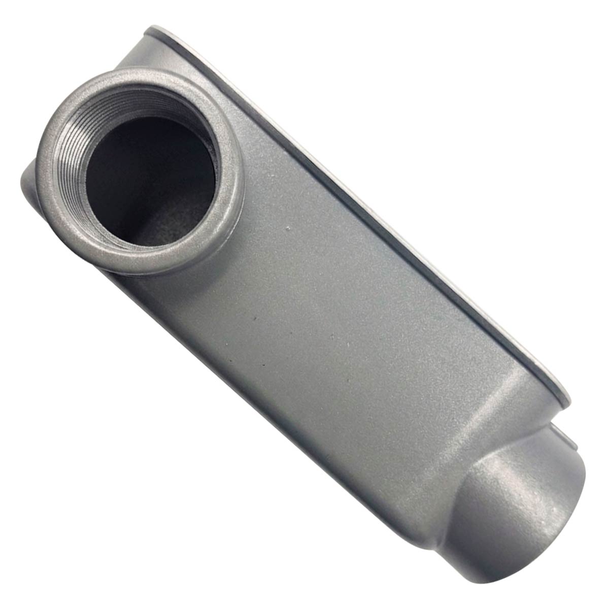 Condulet Tipo LR De Aluminio De 1 Pulgada Gris Argos