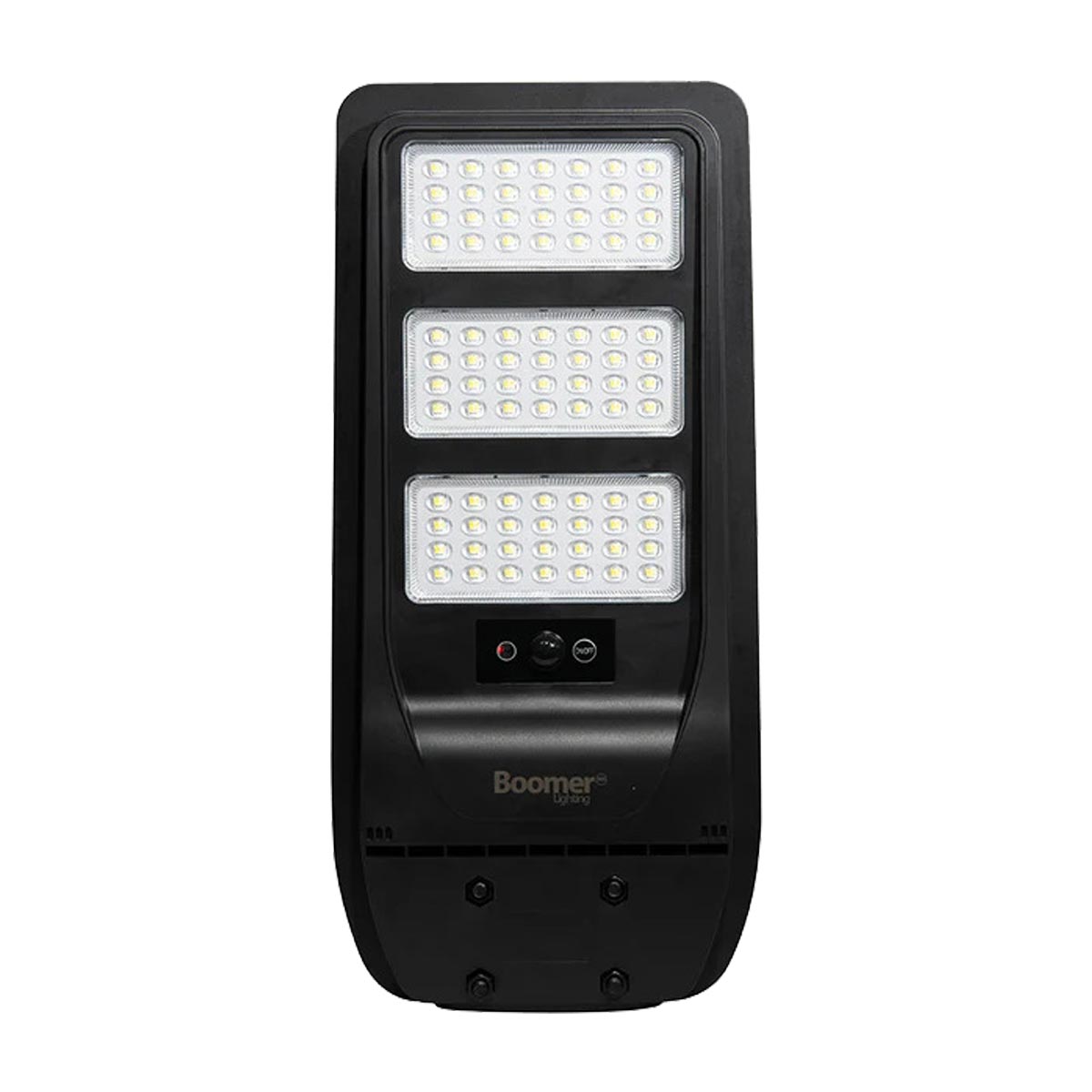Luminario Led Solar Suburbana Exterior 100W Luz Fria Negro