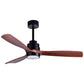 Ventilador De Techo Decorativo 52 Pulgadas Biena 35W Con Luz 3 Aspas Igoto