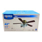 Ventilador De Techo Con Lampara 42 Pulgadas 60w Aria Aspas Madera Igoto IGOTO Ferreabasto