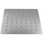 Regadera Cuadrada 6" Acero Inoxidable Deluxe NOM Meer