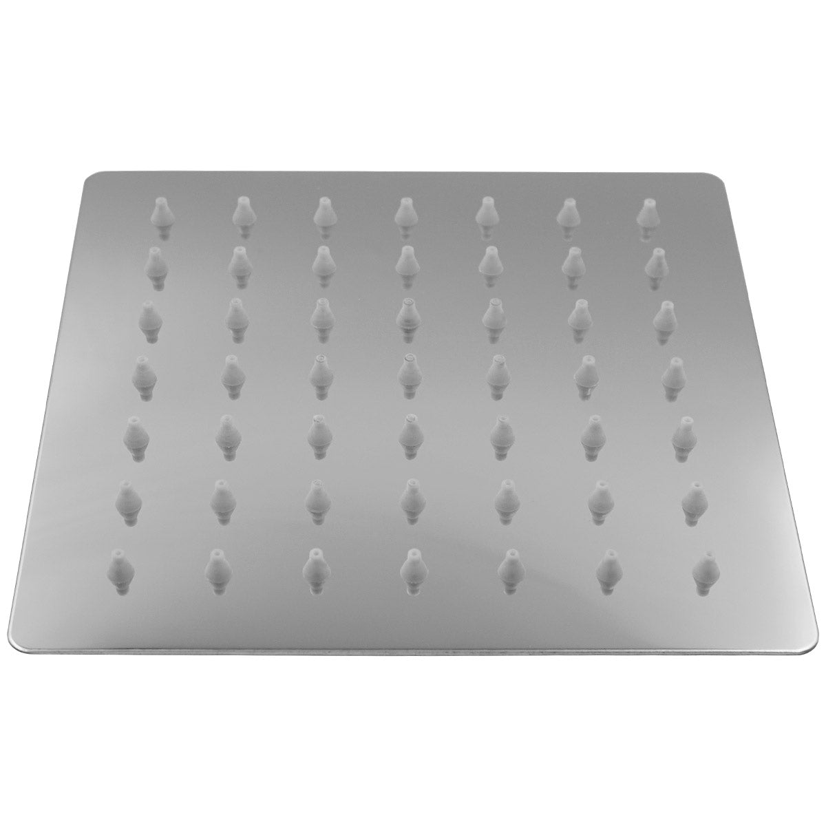 Regadera Cuadrada 6" Acero Inoxidable Deluxe NOM Meer