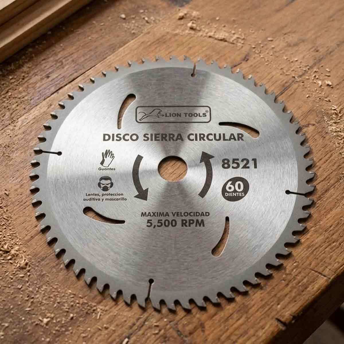 Disco Sierra Circular 10" X 1" 60 D Lion Tools