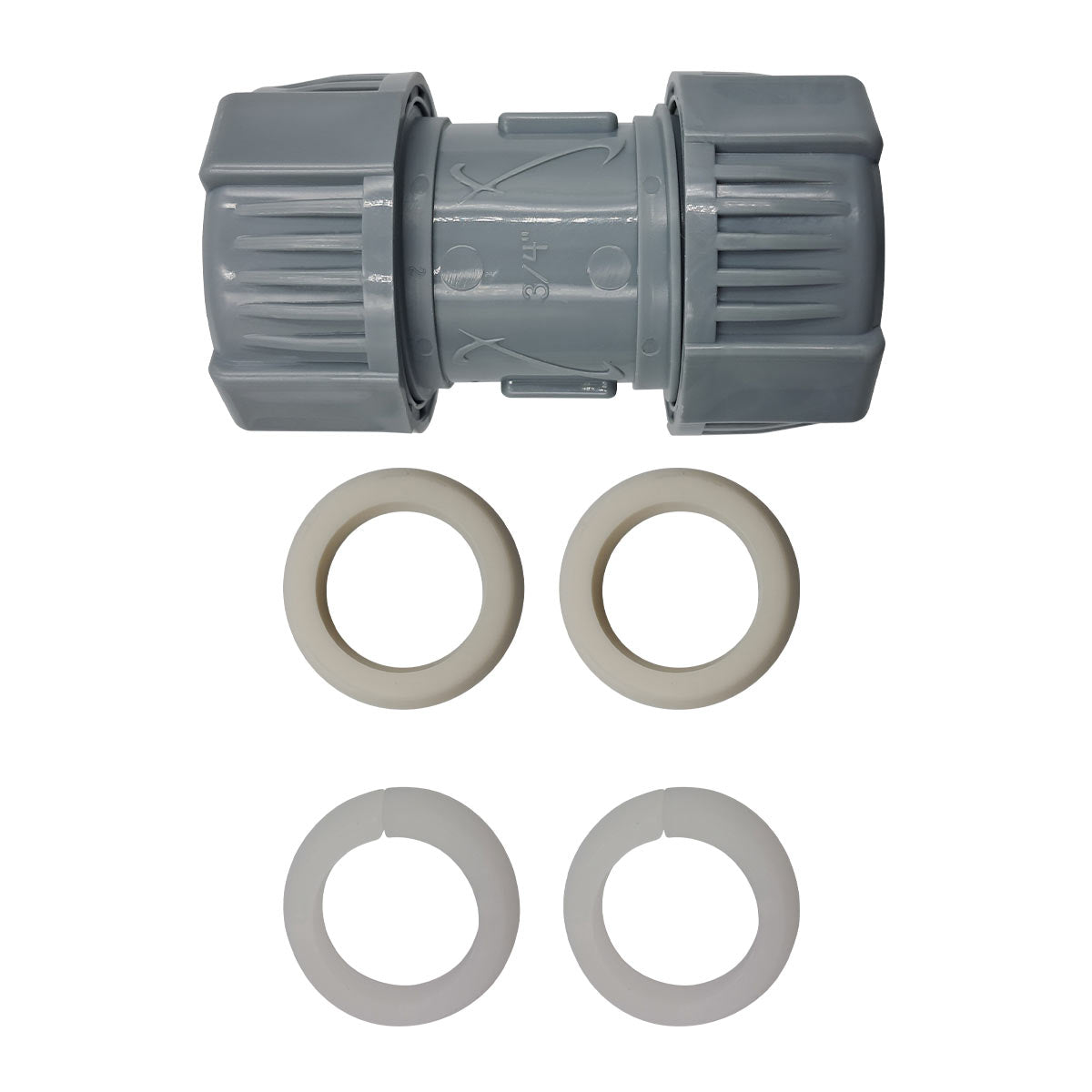 Cople De Reparación Pvc 3/4 Pulg Para Tubería Conexión