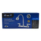 Mezcladora Fregadero 8 Pulgadas Cuello Flexible Acero Inoxidable Roalflux One