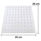 Regadera Cuadrada Anti Sarro 8 Pulgadas Acero Inoxidable Roalflux