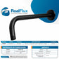 Brazo Para Regadera 60CMS Con Chapeton Acero Inoxidable Roalflux
