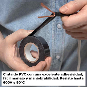 Cinta Aislante Electrica Vinil Navitek 19mm x 9m NAVITEK Ferreabasto