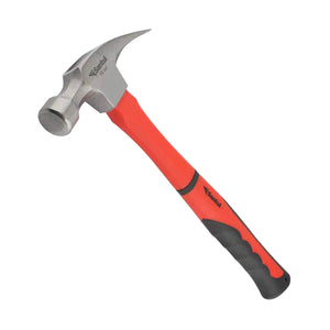 Martillo Uña Curva 16Oz Mango De Fibra De Vidrio Rojo
