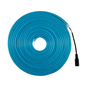 Tira Led Neon Flexible 5M Sumergible Sin Fuente Azul