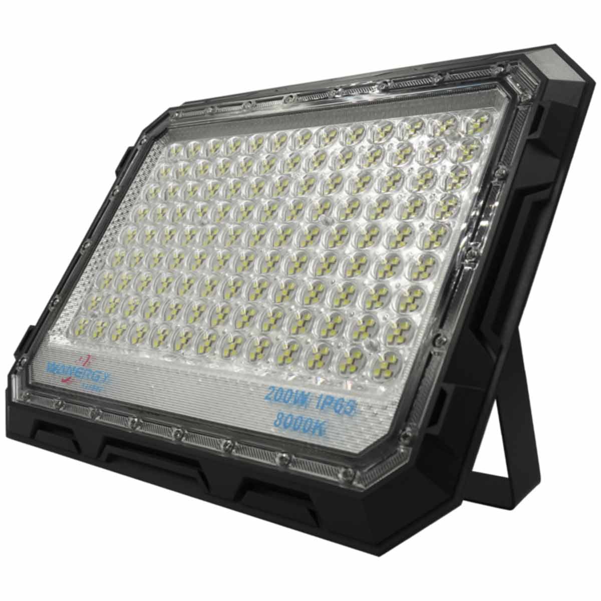 Lampara Reflector LED Solar Con Panel 200W 8000K Wanergy