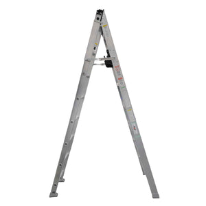 Escalera Convertible De Aluminio Tipo II 13 Escalones