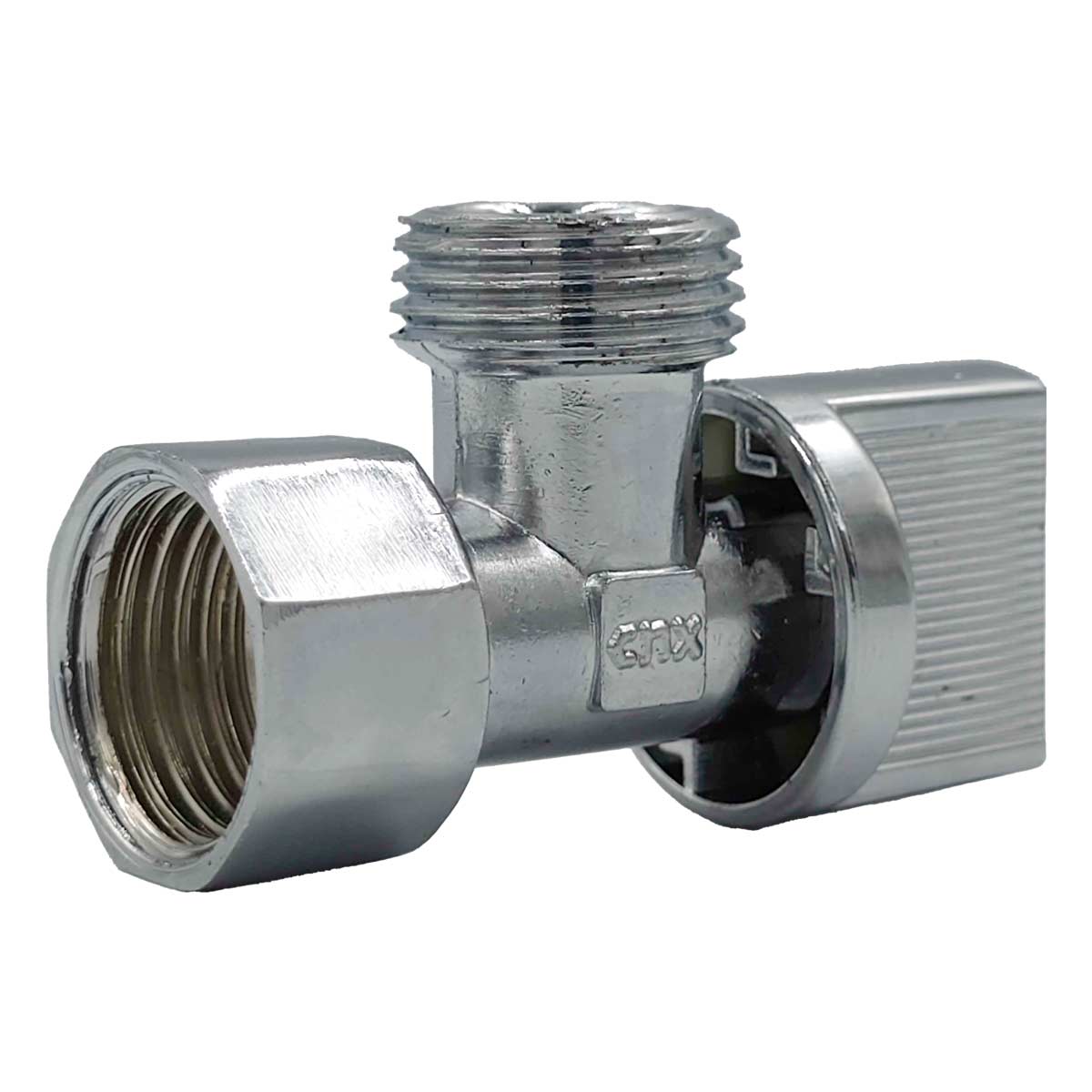 Valvula Angular Paso 1/2"H X 1/2"M Volante Plano