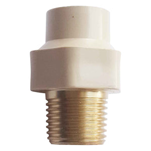 Adaptador Rosca Externa CPVC con Inserto de Laton 1/2