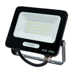 Lampara Reflector Led Exterior 30W 6500K Luz De Dia Negro