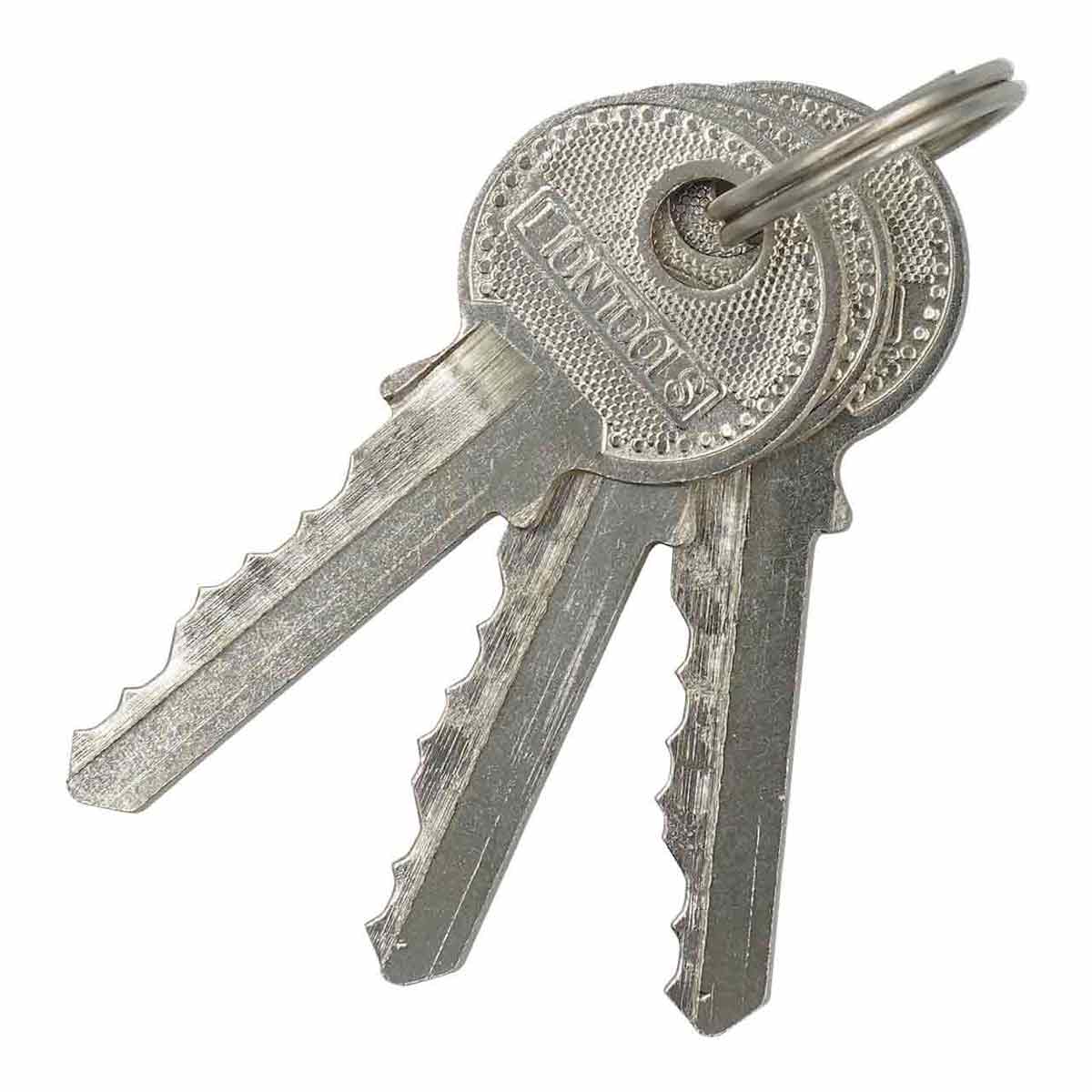 Candado De Hierro 30mm Gancho Corto Seguridad 3 Llaves