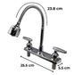 Mezcladora Fregadero 8 Pulgadas Cuello Flexible Acero Inoxidable Roalflux One