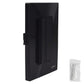 Placa Armada Cristal Con 1 Apagador Sencillo de 3 Modulos Negro Igoto IGOTO Ferreabasto