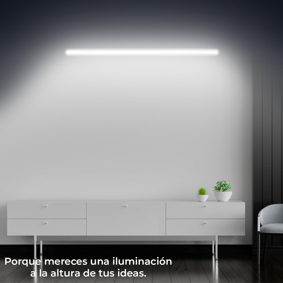 Luminario Tubo Led T8 Base Integrada Abs 21w=155w 1.20m Nom ADIR Ferreabasto