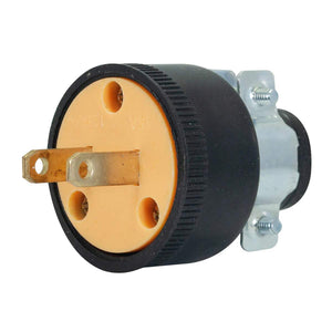 Clavija Industrial Polarizada Uso Rudo Base De Hule